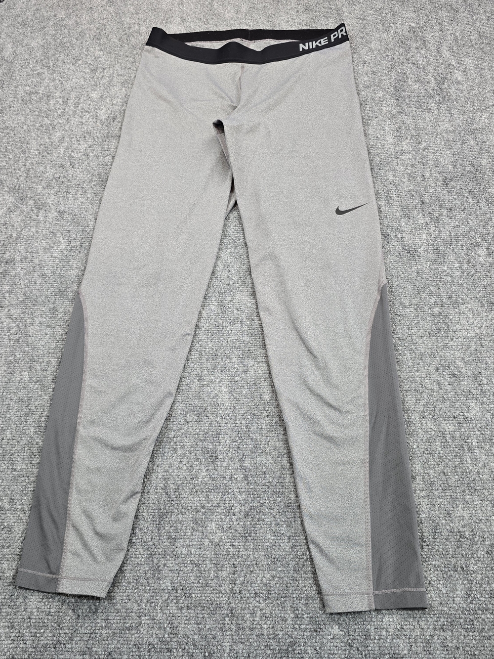 Nike Pro Dri-FIT Leggings Girls XL 16-18 Gray Compression Athletic Training